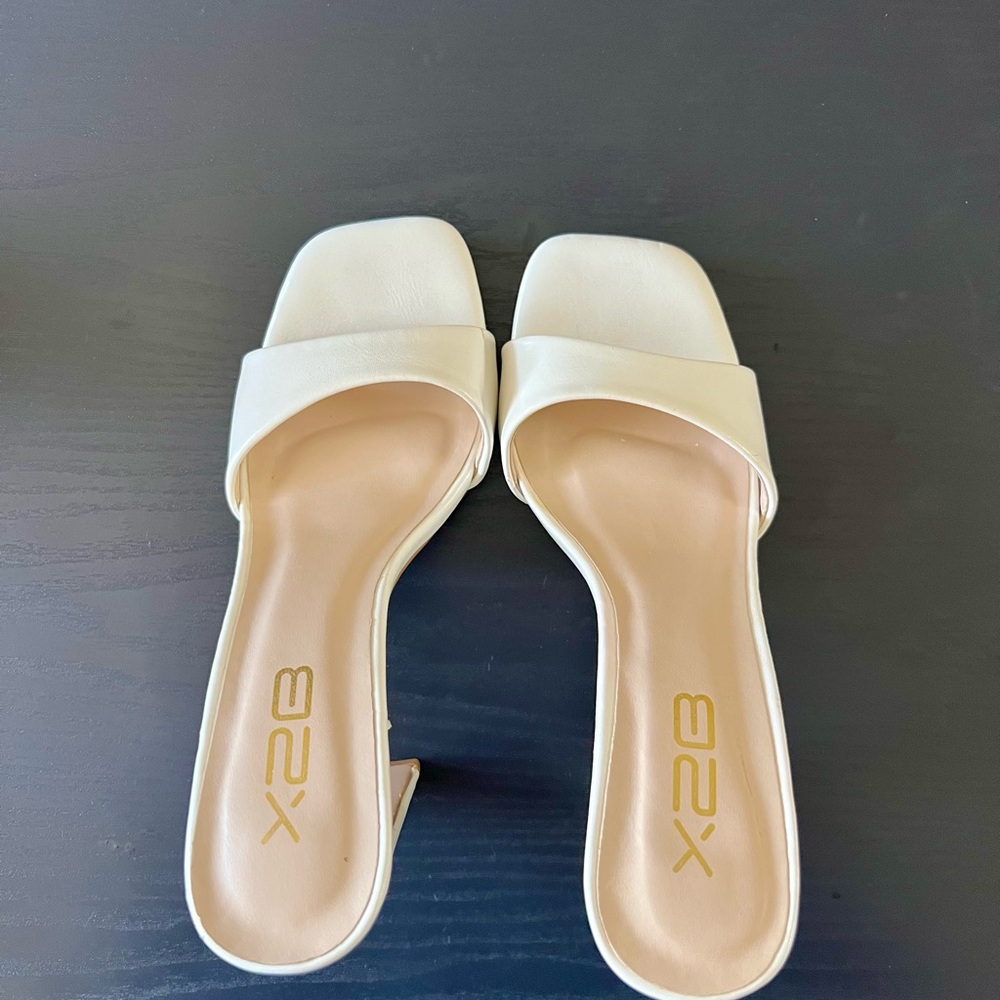 Elegant Cream Women's Heels